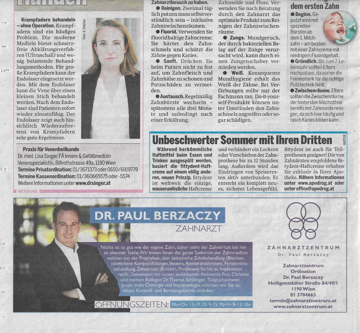 Dr. Paul Berzaczy - Zahnarzt (OE 24)